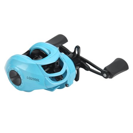 Fiskehjul 7.2:1 Hastighedsforhold Baitcasting Hjul med Rustfrit Stål Forseglede Lejer til Saltvand Ferskvand LQ2000L