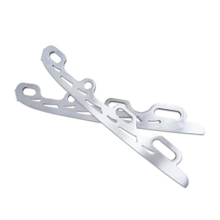 1 par skøjteblade, stærke skridsikre rustfri stål, ubrydelige skøjteudskiftningsblade til skøjtesko