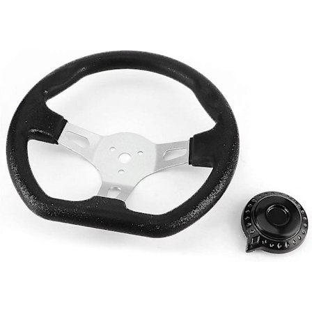 Huncv Go-kart ratt 270mm for Racing Trolley Tilbehør Buggy Go-kart