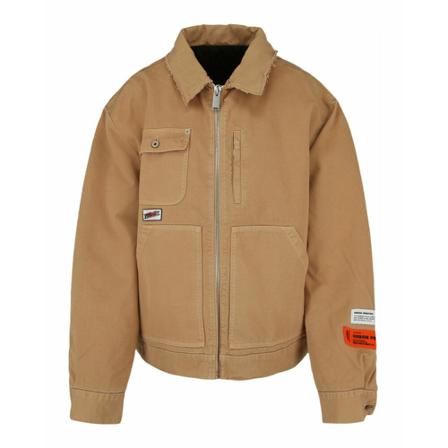 Heron Preston - Sommarjackor - Beige - Herr - Storlek: M, Herr, Storlek: M