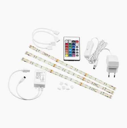LED-list 3 st RGB - Biltema