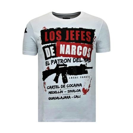 Local Fanatic - T-shirts - Vit - Herr - Storlek: Xl, Herr, Storlek: XL