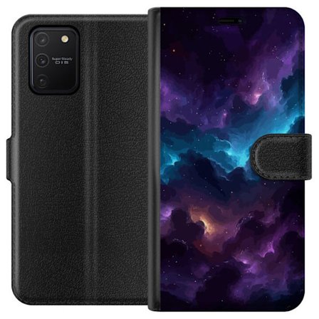 Kompatibelt Plånboksfodral till Samsung Galaxy S10 Lite Lila rymdnebulosa