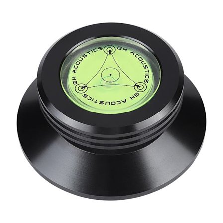 Sort Metal Pladevægt Klemme til LP Vinyl Pladespillere Disk Stabilisator