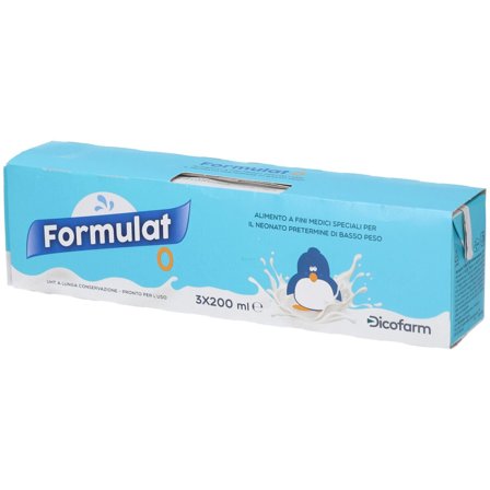 Formulat 0 Latte Liquido Dalla Nascita 3x200ml