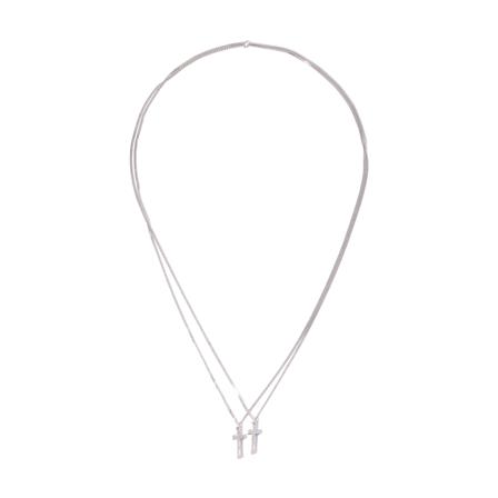 Dsquared2, Necklaces Szary, Mężczyzna, Rozmiar: ONE Size