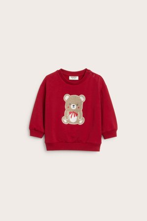 Kappahl | Bluza z motywem bożonarodzeniowym | Czerwony