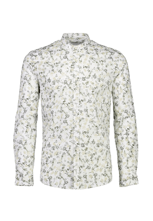 Lindbergh AOP floral Shirt L/S Skjortor Herr Grå L