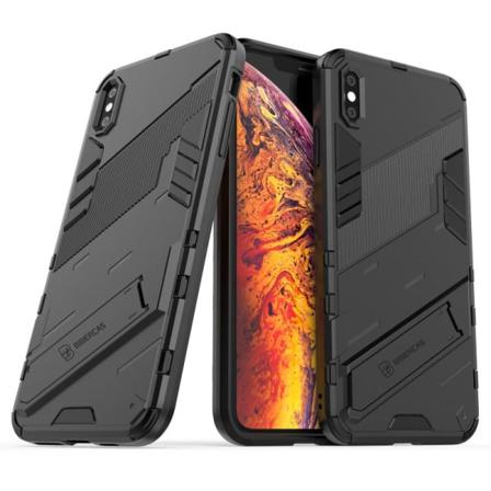 Iphone Xs Max Stöttåligt Skal Med Kickstand Thinarmor V2 Svart