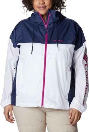 Columbia Montrail Women's Flash Challenger Novelty Windbreaker Jacket Women unlined jackets White L