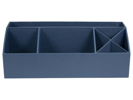 BIGSO BOX Prylställ kartong blå - Lyreco - Kontorsmaterial - Till skrivbordet - Penn och Prylställ