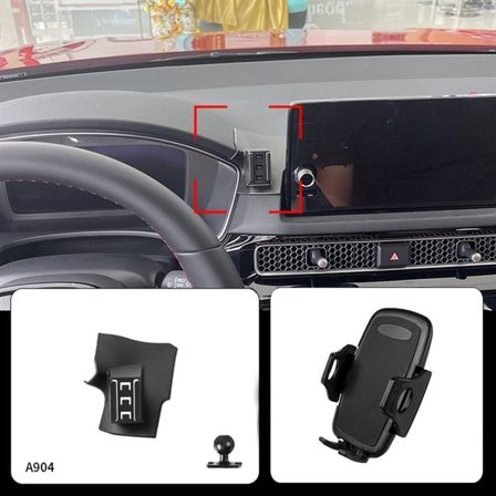 Mobilhållare Honda Civic 2022-2023 - vänsterplacering