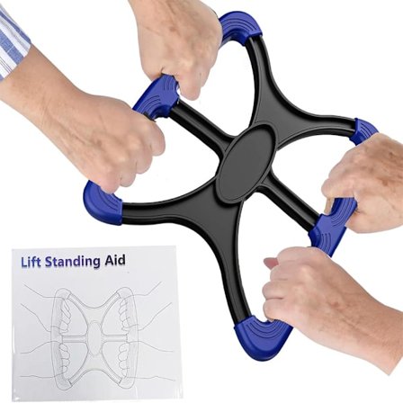 Løfte- og ståhjelpemiddel for eldre, vektbærende løftehjelpemiddel for eldre