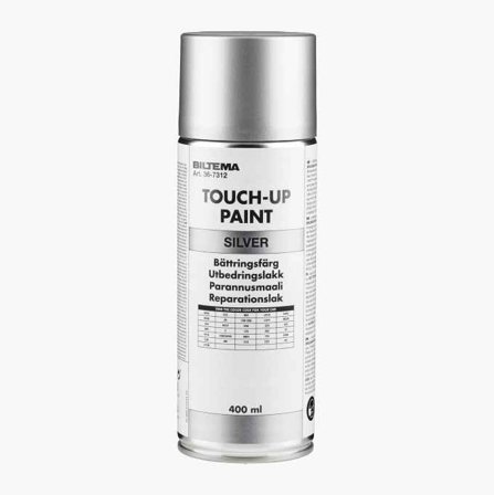 Biltema - Utbedringslakk sølv 400 ml