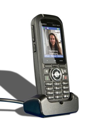 AGFEO DECT 70 IP - trådløst ekstra håndsett - med Bluetooth-grensesnitt