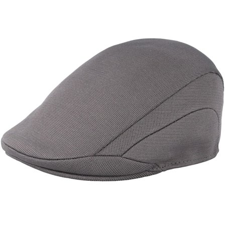Kangol - Grey - flatcap - Cap - Tropic 507 Charoal Flat Cap - Hatstore