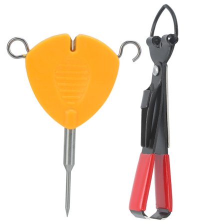 Multi puller verktøy fiskesene knyting knuteløst knute verktøy med negleklipper fiskeutstyr