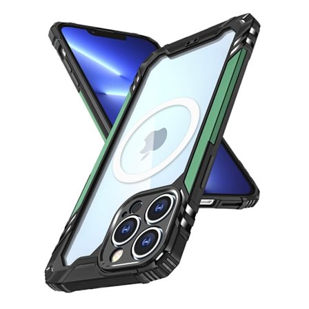 iPhone 14 Pro Skal Magsafe Tough Armor - Grön