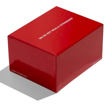 Engelsk version We're Not Really Strangers Card