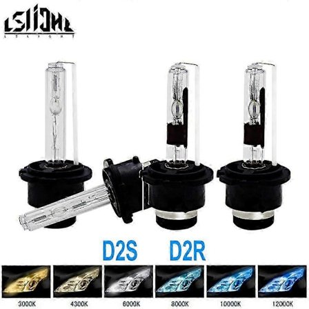 2x D2S D2R HID Xenon Autopolttimo 55W 35W Ajovalo 3000K 4300K 5000K 6000K 8000K 10000K 12000K HID Vaihto 12V DC
