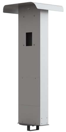 Defa 713326 Dobbel stolpe til eRange Duo, med tak, Elfordeling & strømforsyning