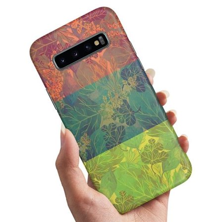 Samsung Galaxy S10 - Skal/Mobilskal Lövmönster