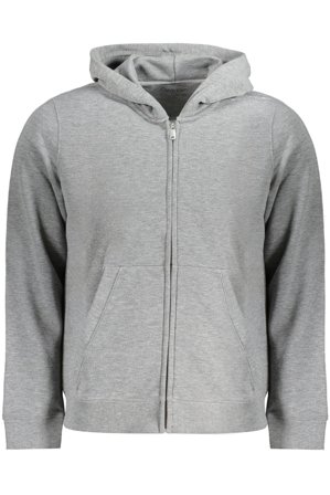 Calvin Klein Felpa Con Zip Uomo Grigio