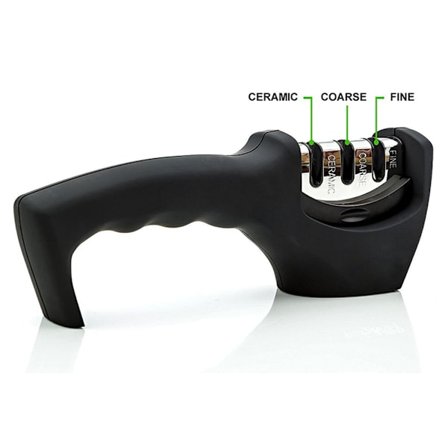 Veitsenteroitin, jossa 3 keraamista ja timanttipinnoitettua hio