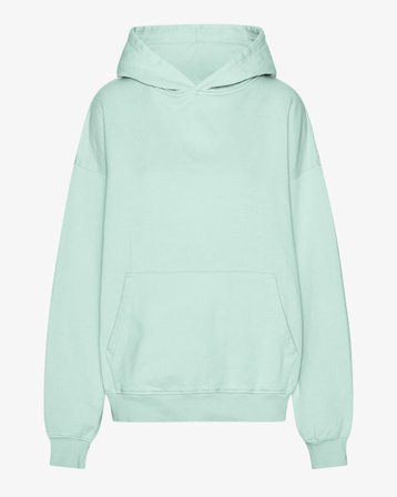 Organic Oversized Hood - Light Aqua - Female - XL