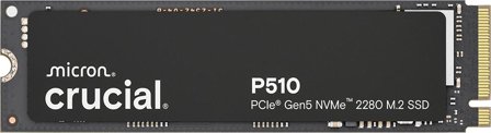 Crucial P510 - SSD - 1 TB - PCI Express 5.0 x4 (NVMe) (Packung mit 50) Die Micron Technology Crucial P510 ist ein internes Solid-State-Laufwerk, das