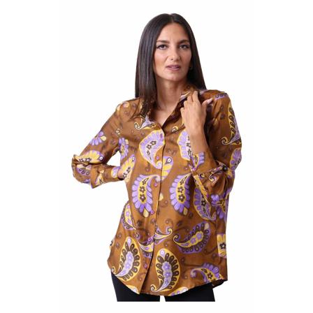 Maliparmi Shirts brun, Dam, Dam, Storlek: S