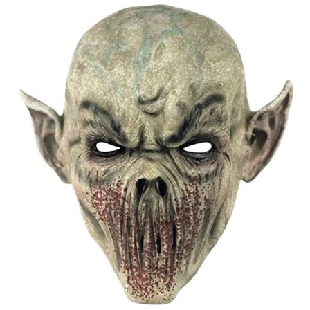 Uhyggelig halloween maske, djævlemaske, alien blodig monstermaske, uhyggelig horror maske