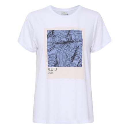 Kaffe KArio T-Shirt Hvid, Dame T-shirts