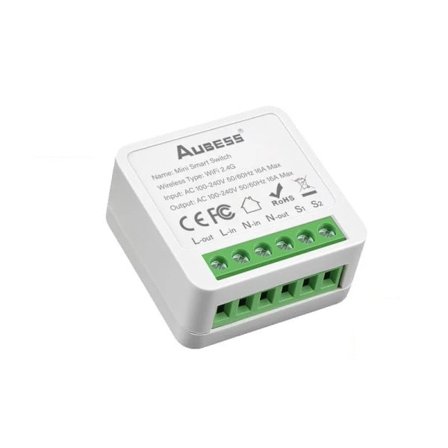 16A Tuya Smart WiFi Switch,2-way Mini Light Switch