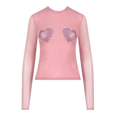 Blumarine Top 2C153S Pink, Dame
