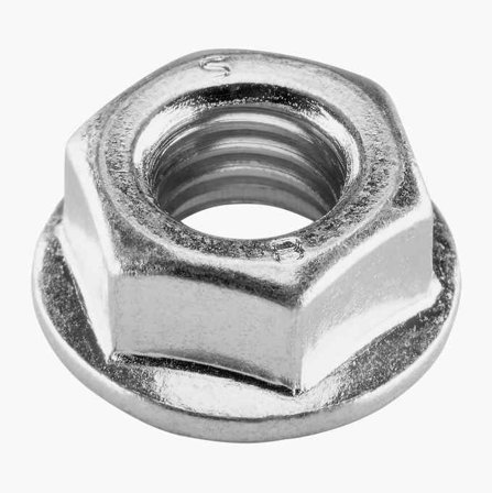 Biltema - Flensmutter tannet M8 20 stk.