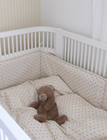 That's Mine Lotus Bed Bumper - Cream - JUNIOR