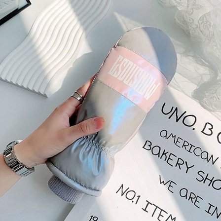 Varma Dam Skidhandskar Touch Screen Vantar GRÅ