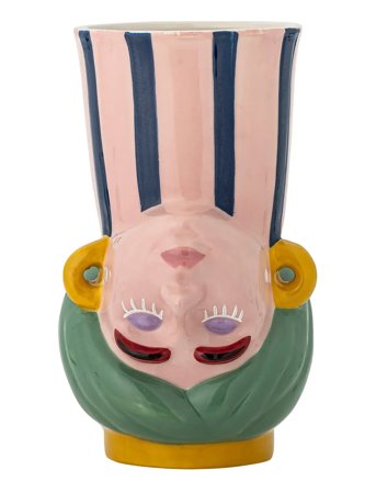 Bloomingville Miss Jody Vase - Multi/patterned - Ø 14 CM