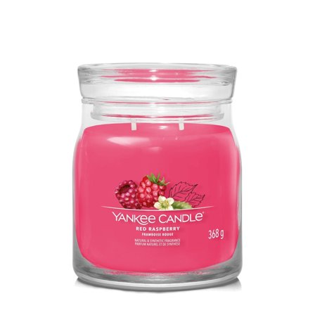 Yankee Candle Signature Jar Candles Red Raspberry 368g - Candela Profumata