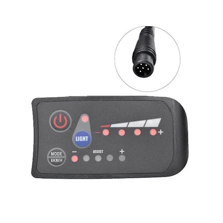 S810 E-cykel Måler LED Display 48v Ip65 Uart Protokollen til Elcykel Elcykel Måler 6pin