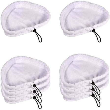 Dampmopp 8 stk Mikrofiberklut Mikrofiber Damprengjøringsputer Vaskbare Mopp Reservedeler