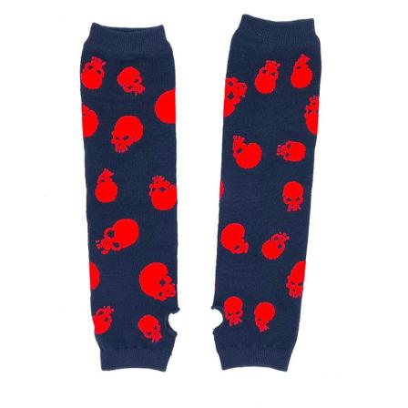 Armvarmere - Kranier sort og rød Red