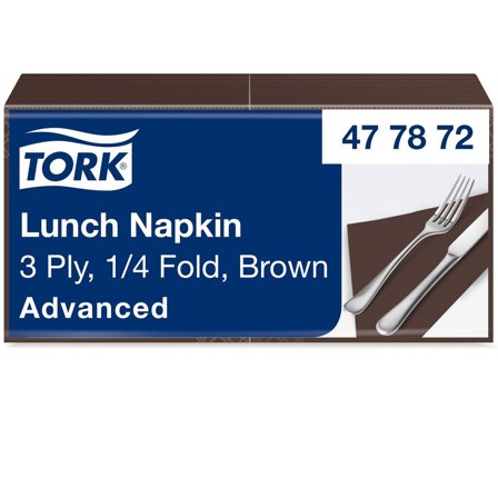 TORK Servett Lunch Mjuk 3-lags brun 150/fp - Lyreco - Kök och servering - Servetter och dukar - Servett - 3-lagers