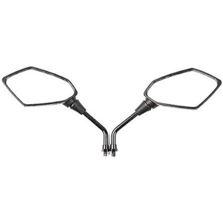 Par av bakspeil for motorsykler Universal bakspeil for scooter motorsykkel Quad ATV sykler sykkel 10mm bolttråd