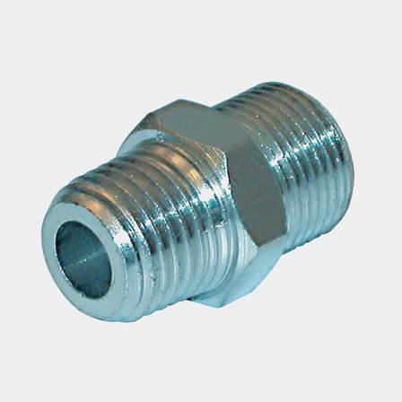 Rak nippel 9/16-24 - 1/4" NPT