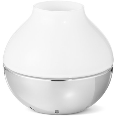 Georg jensen Henning Koppel Hurricane Stål/glass Liten' - 'Stål og hvitt