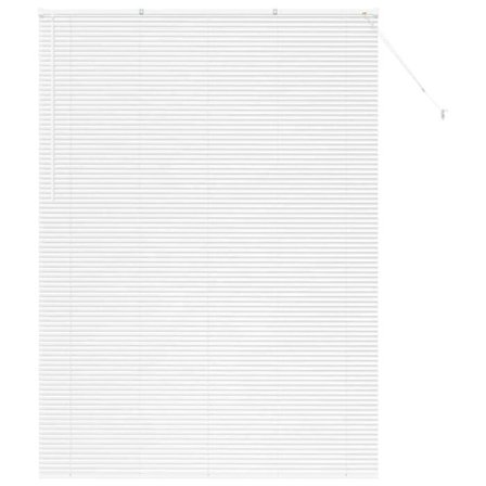 Vita aluminiumshängrännor - vidaXL - 155x220 cm - Vit - Matt finish - Utomhusmontering - Manuell drift