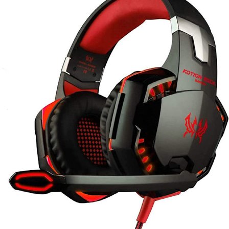 Gaming Headset med Mikrofon Bass Stereo Surround - Rød