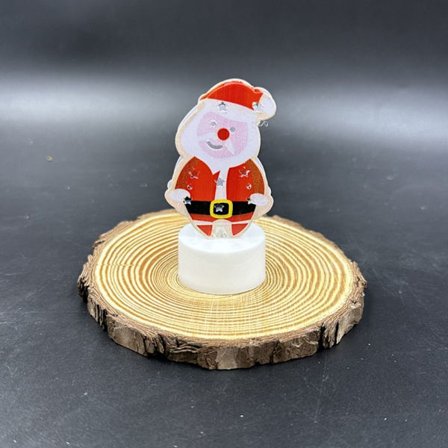 2 STK elektronisk julelys stearinlys nattlys 2 2